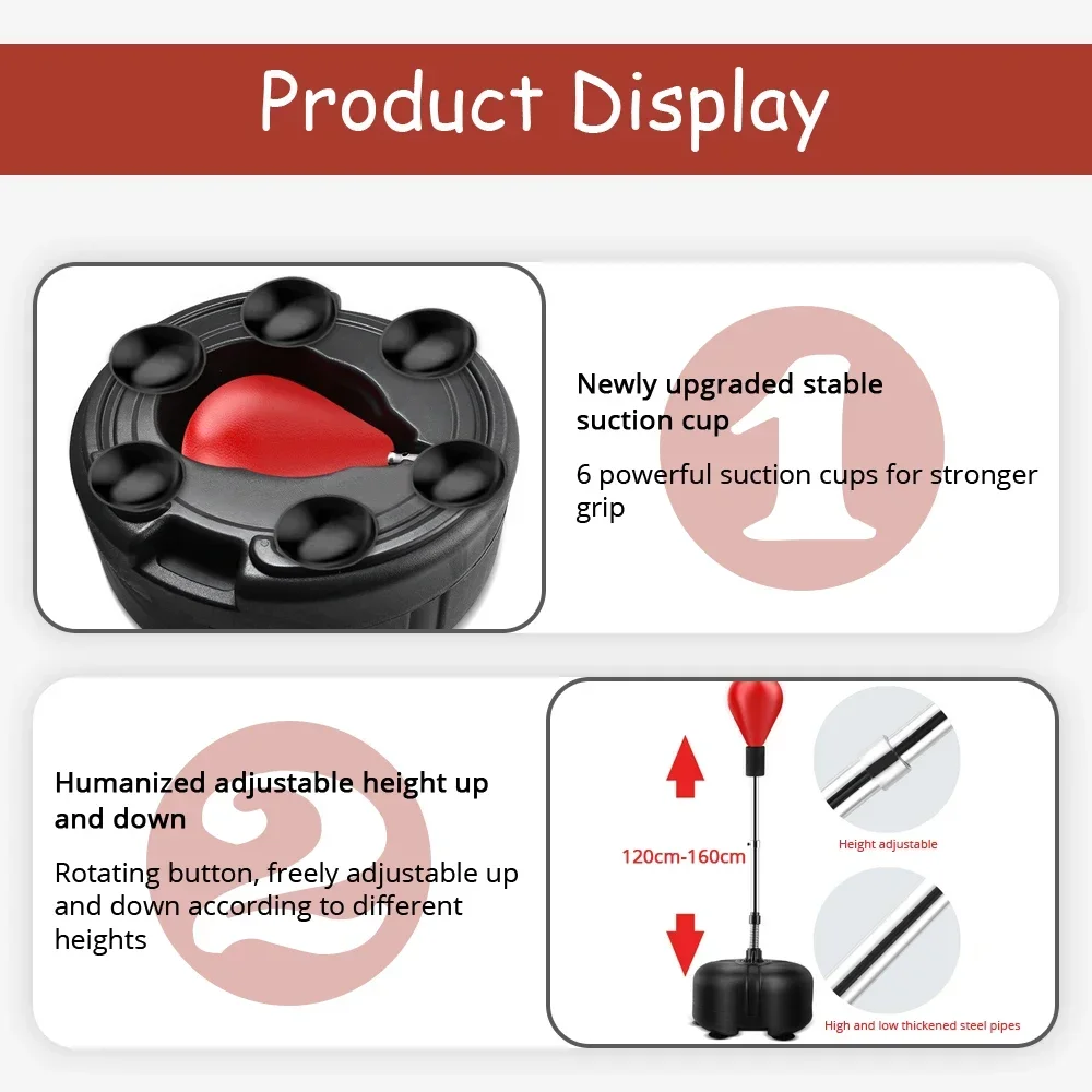 123 s Fast Fist Boxing Speed Punching Ball Standing Speed Ball Boxing Brinquedo Equipment for Sale