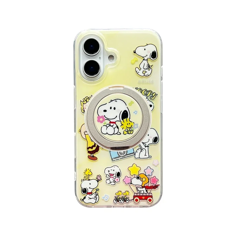 thumbnail image 1 of Bonita funda magnética con agarre magnético y carga inalámbrica Magsafe para iPhone 16, 15, 14, 13, 12 Pro Max, 1 of 5