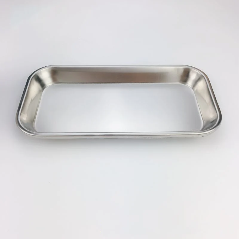 Stainless Steel Medical Tray Square Dental Plate Dentist Materials Plates storage tray  tattoo supplies  tattoo accessories shoulder bag making materials sewing woven handbag supplies accessories