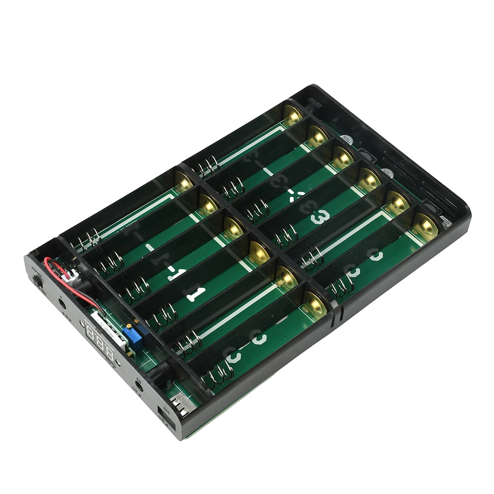 DC USV 12x18650 Batterie-Stromversorgungsbox DIY Powerbank-Kit 5V 9V 12V Ausgang Optisches Modem Router Unterbrechungsfreie Stromversorgung – Detail 28