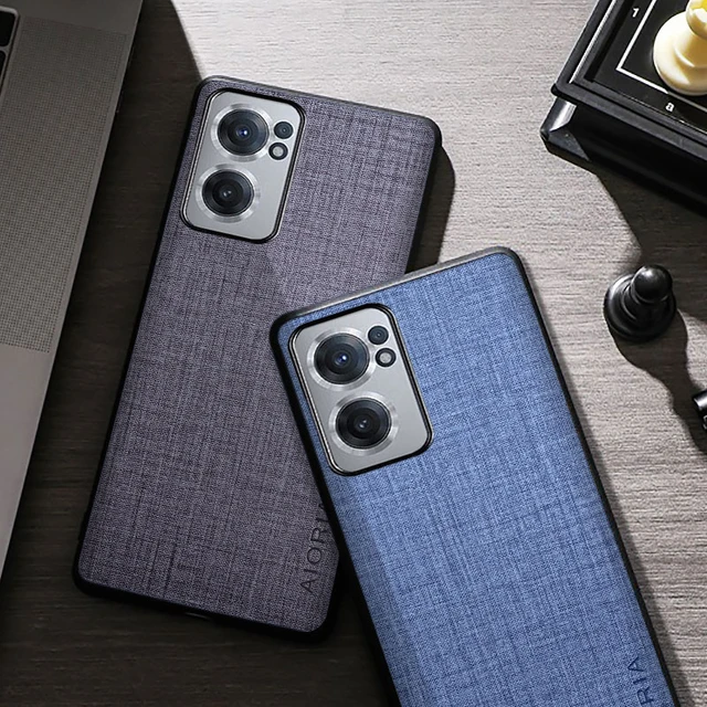 Business Cloth Leather Case for OnePlus Nord 2 2T CE 2 Nord N10