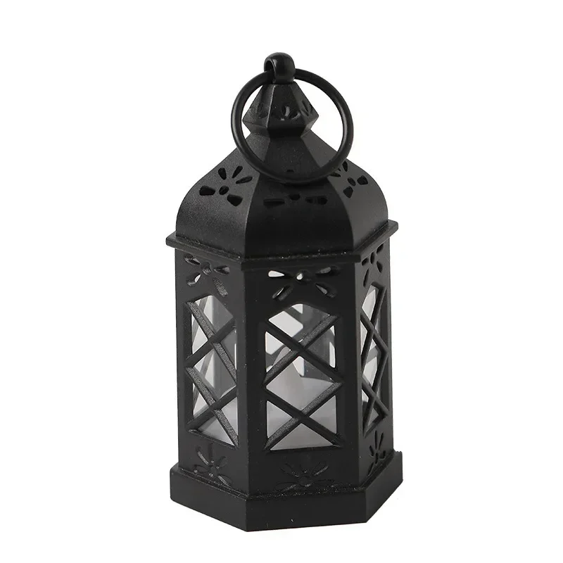 LED Retro Hexagonal Candle Lamp Wind Lamp Children Handheld Portable Desktop Ambience Deco Christmas Halloween Pony Lamps desk lamp,portable flashlight,portable lanterns,camping lamp,camping lantern,portable work lights,portable work light,portable torch