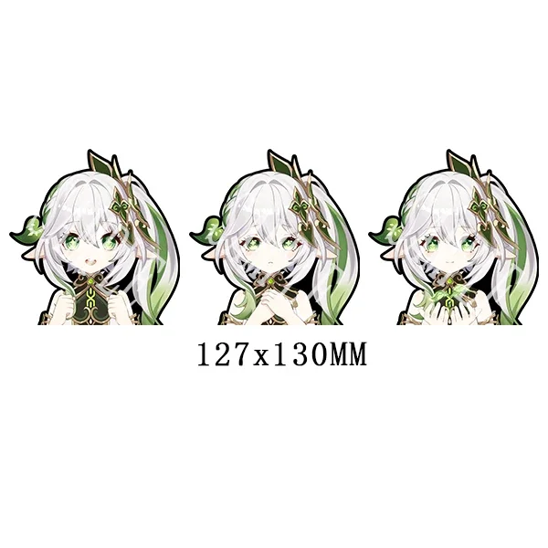 Genshin Impact Nahida Motion Stickers Peeker Sticker Waterproof Decals for Cars,Laptop,Suitcase,Refrigerator,Etc Creative Gift