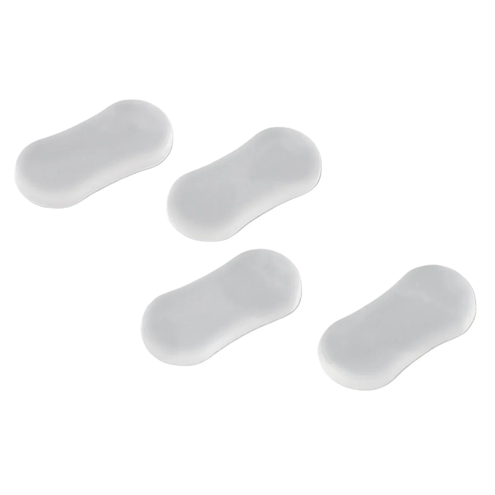4pcs Toilet Seat Bumper Shockproof Pads Home Hygienic Replacement Parts Bathroom Universal Silicone Strong Adhesive Protective