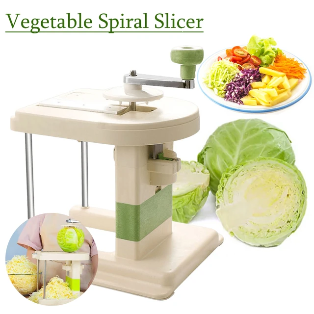 Vegetable Spiralizer Multifunctional Hand Crank Grater Rotary Veggie  Shredder for Onion Cabbage Salad - AliExpress