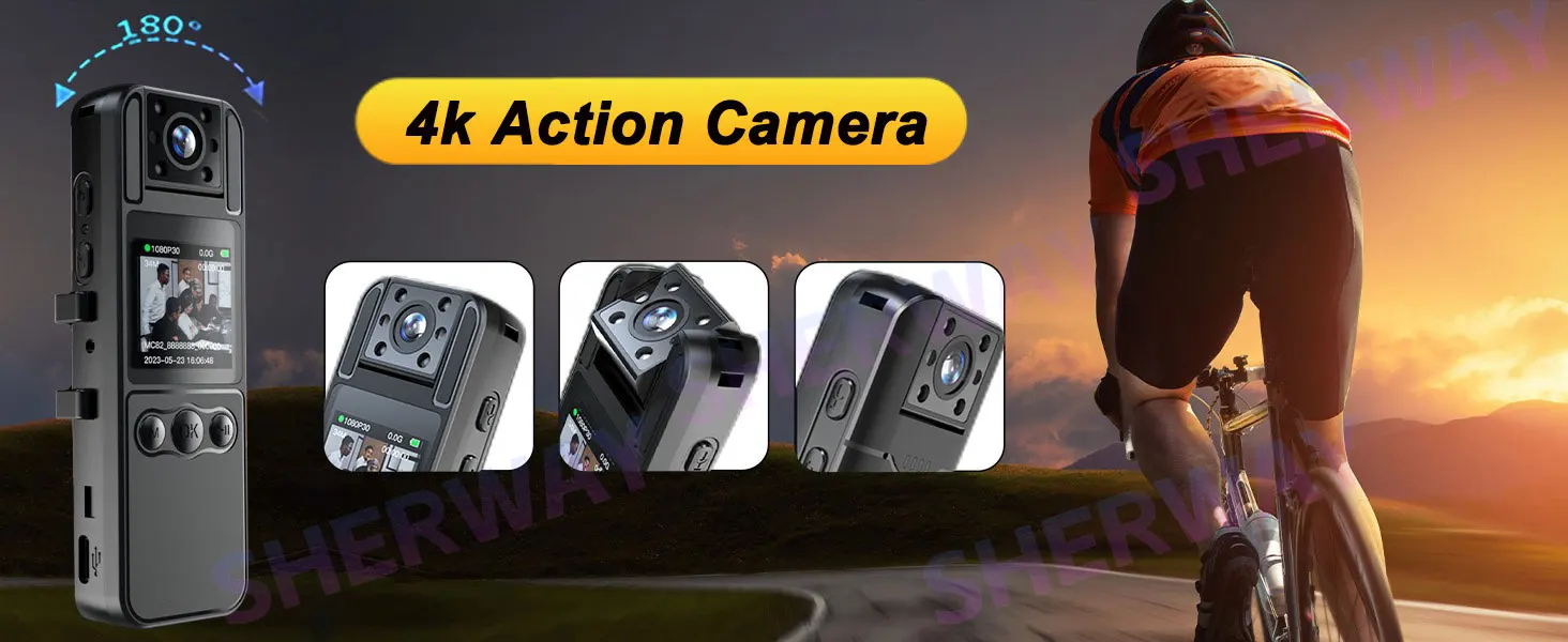 4k Mini Action Camera For Outdoor Sports With Night Vision_voghion.com