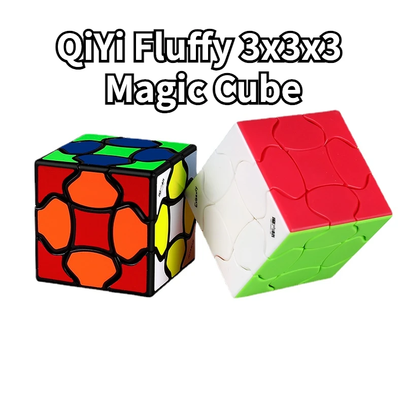 

[Funcube] QiYi Fluffy 3x3x3 Magic Cube Flower Twist 3x3 Speed Puzzle Magico Cube Stickerless Cube Education Children Toys