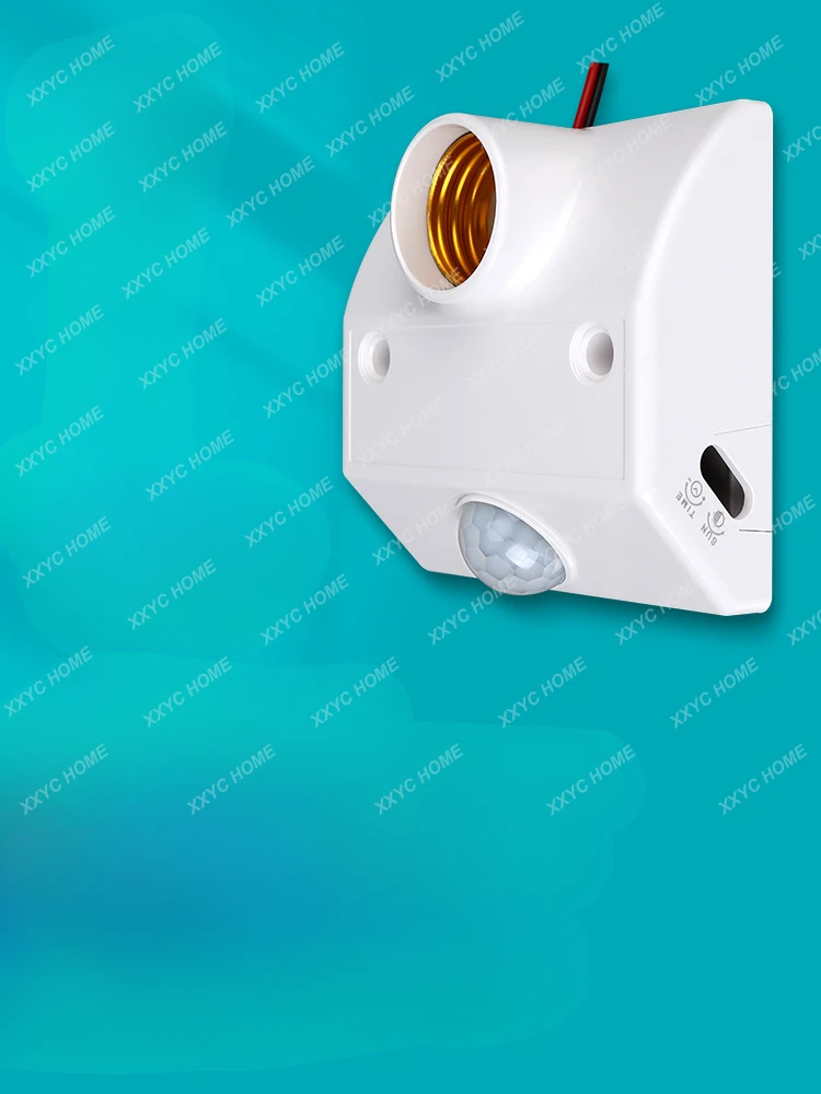 

Human Infrared Sensor Lamp Holder E27 Screw Energy-Saving Lamp LED Lamp