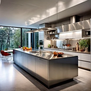 ตู้ครัวหรูหราสไตล์โมเดิร์น ราคาประหยัด ผิวไฮกลอส สแตนเลส หินอ่อน พร้อมอ่างล้างจาน สำหรับอพาร์ทเมนต์ 6 ตู้ครัวหรูหราสไตล์โมเดิร์น ราคาประหยัด ผิวไฮกลอส สแตนเลส หินอ่อน พร้อมอ่างล้างจาน สำหรับอพาร์ทเมนต์ 6