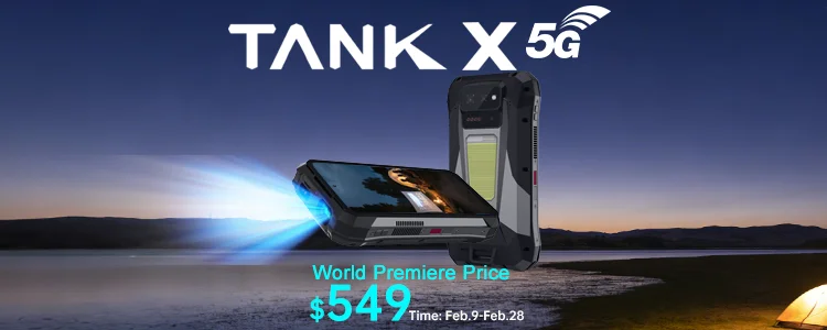 Unihertz Tank 4 pro 8849 Rugged Phone 5G AI Built-in 720P