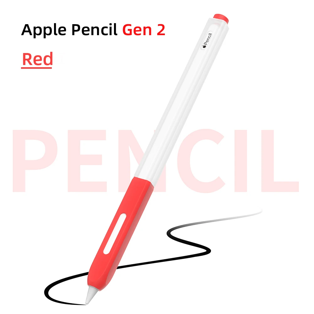 Acheter Étui à crayons en Silicone souple pour Apple, housse de protection  Anti-perte pour stylet tactile de tablette iPad, accessoires pour crayons  iPad