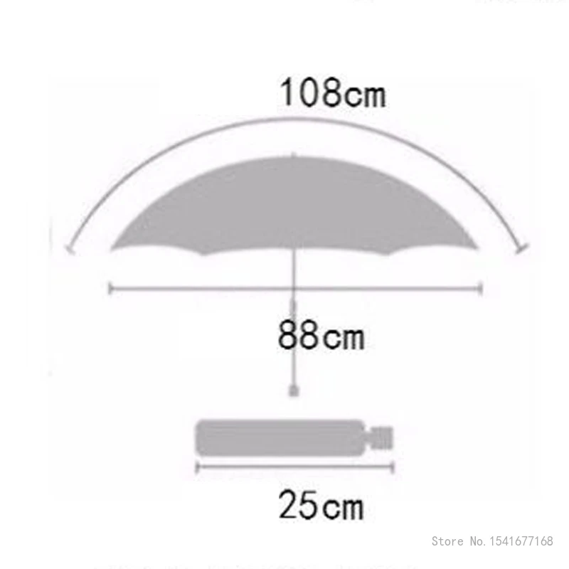 Aluminum Alloy Lace Umbrella for Women, White, Pink, Transparent, Love Print, Three Fold, Skeleton, Creative, Summer, 1Pc