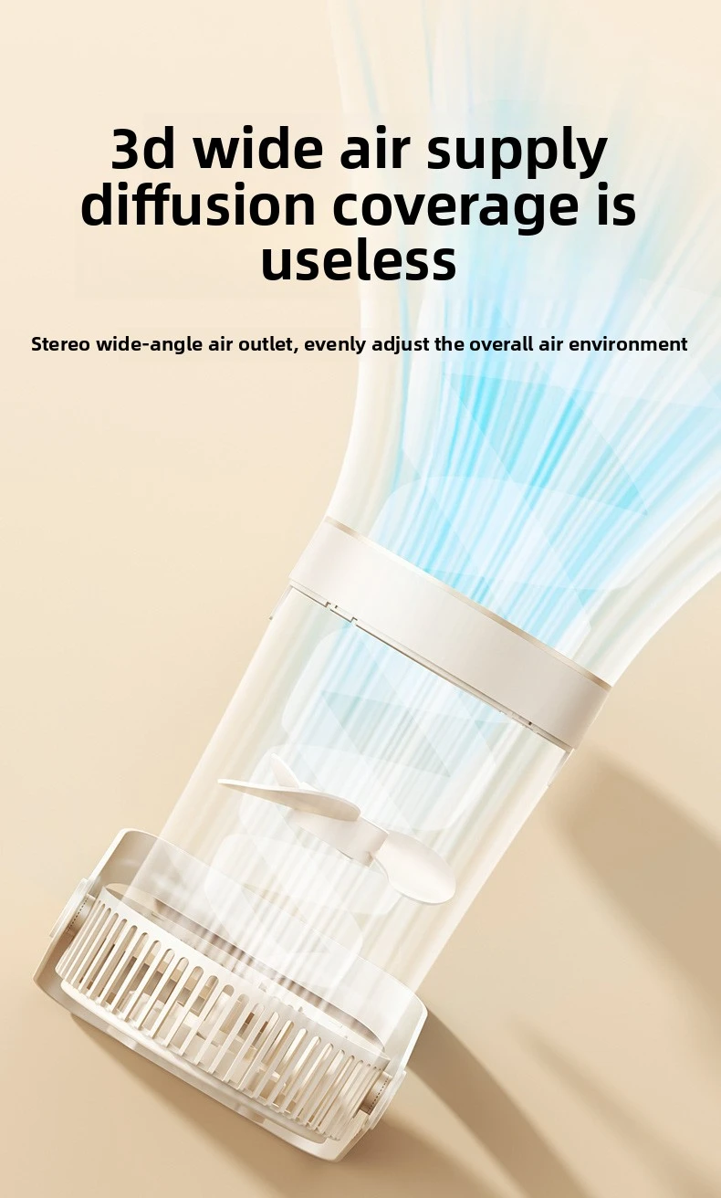 Description Picture 6 of item2025 Electric Fan table Circulator Wireless Portable Quiet Ventilator Desktop Wall Ceiling Fan Air Cooler For Home