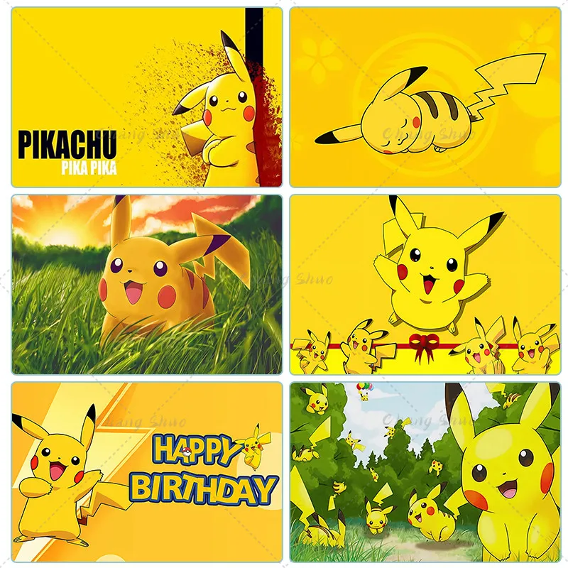custom-name-party-pokemon-backdrop-decoration-pikachu-theme-birthday-background-for-kids-boy-baby-shower-anime-banner-poster-aliexpress