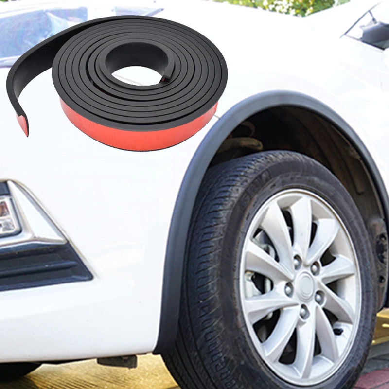 

Universal Car Fender Flare Rubber Seal Strip Wheel Eyebrow Protector Lip Wheel-arch Trim Arch Extenders Decorative Scratch Proof