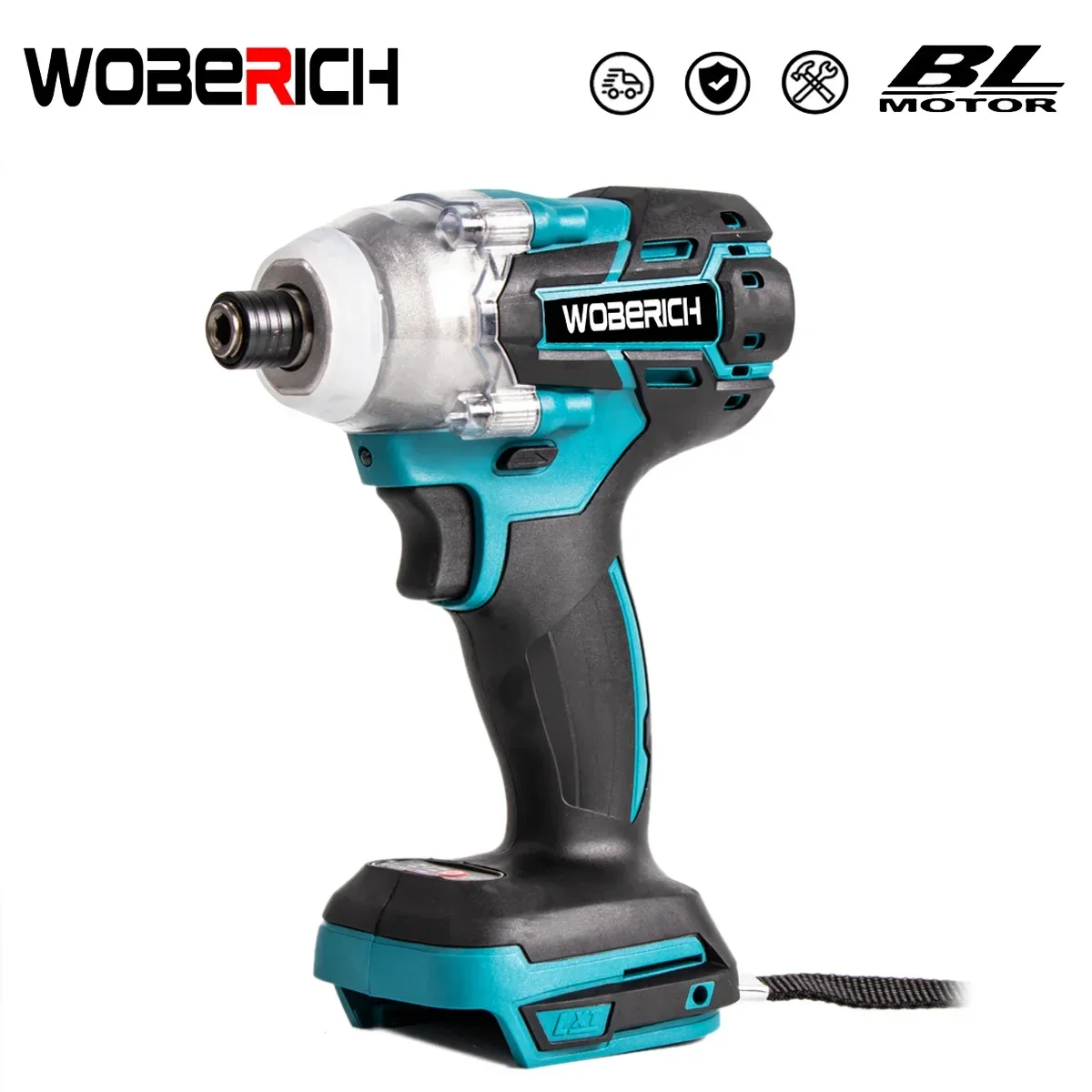 

18V Cordless Electric impact Screwdriver Brushless Impact Wrench 1/4 Rechargable Drill Driver Working Light For Makita Battery