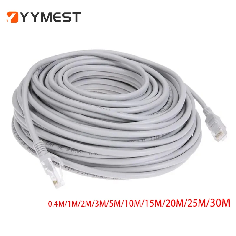 Cable Ethernet De Alta Velocidad Cat5e RJ45 Cable De Red LAN Enrutador De Ordenador Patch Cord,0.4M/1M/2M/3M/5M/10M/15M/20M/25M image 1