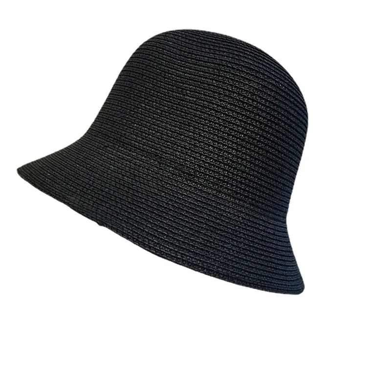Foldable Sun Hats Women New 2024 Summer Sun visor Protection Straw Hats Panama Beach Bucket Cap Sombreros De Mujer Sunhats
