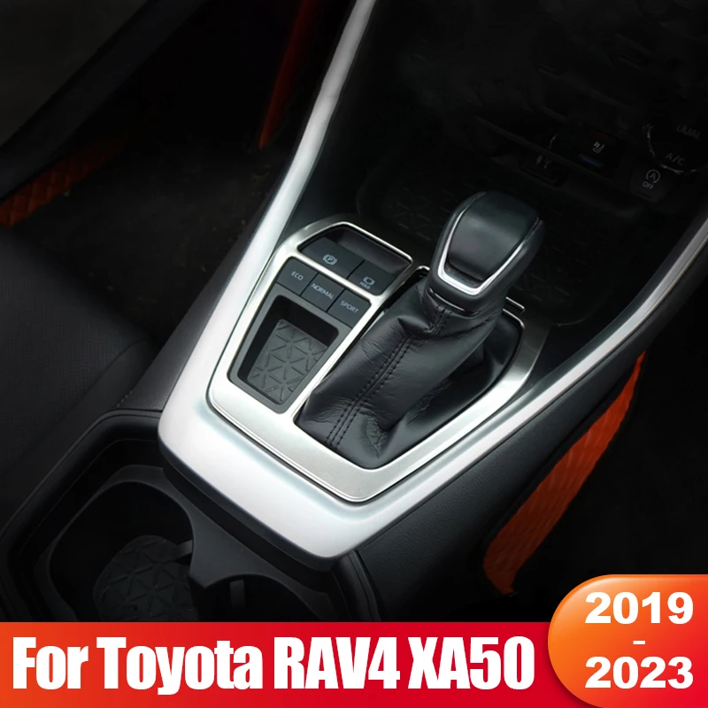 Per Toyota Rav4 Xa50 2019 2020 2021 2022 2023 Rav 4 Hybrid Car Gear Shift Panel Interni Protector Cover Trim Accessori