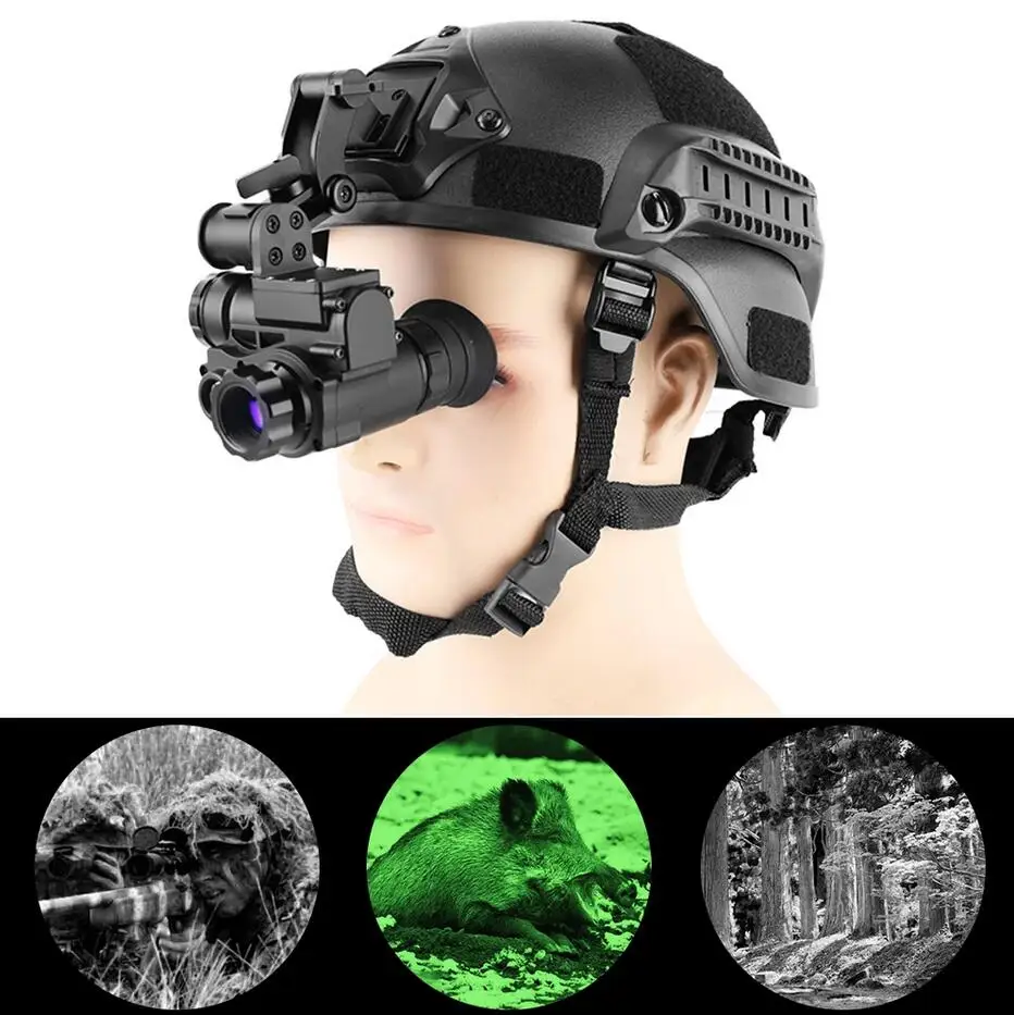 Nvg10 Night Vision Monocular Helmet Night Vision Goggle Hd1080p Green