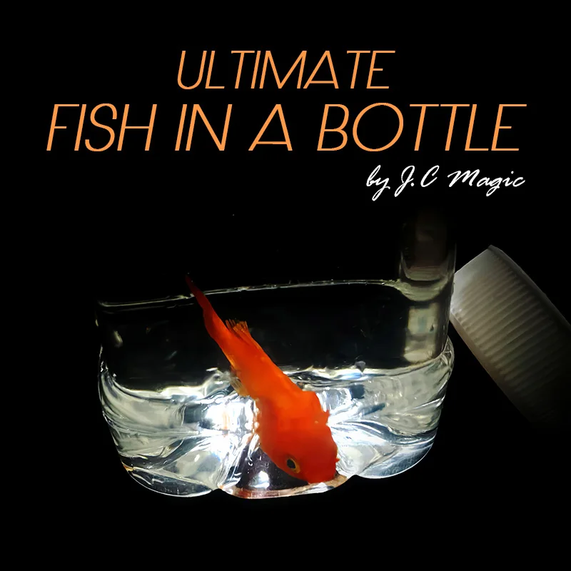 

Ultimate Fish in a Bottle by J.C Magic Tricks Close up Stage Illusions Gimmicks Mental Props Goldfish Appearing in Water Bottle