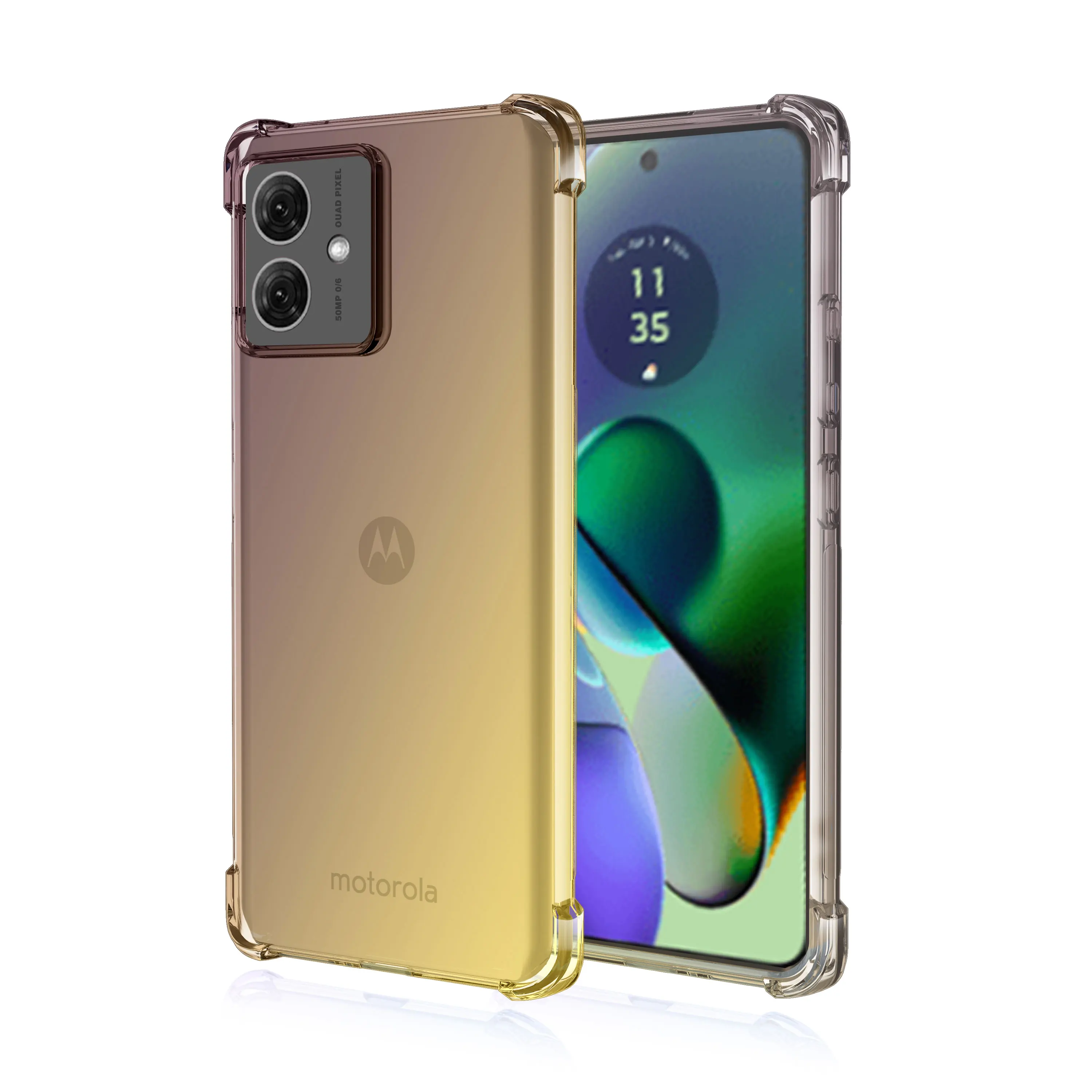Gradient Rainbow Ultra Thin Soft Silicone Shockproof Case - TPU Cover