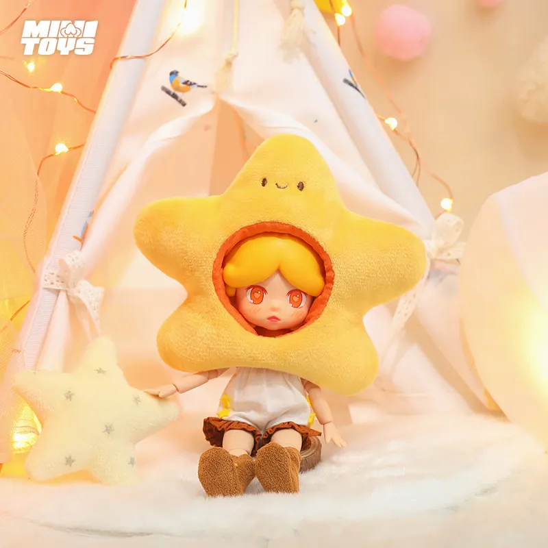 

Mini World Blind Box Pajama Party Series Bjd Joint Movable Figures Children Cute Toy Trend Decoration Surprise Guess Bag Gift