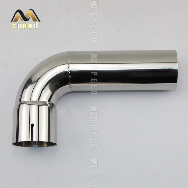 Free Shipping Car Styling 90 Degrees 54mm 66mm 73mm 76mm Exhaust Pipe