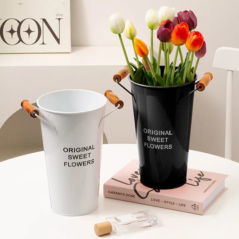 Storage Bucket Bar Ice Bucket Container Wine Champagne Beer Chiller Garden Plants Flower Vase Multi Functional Storage