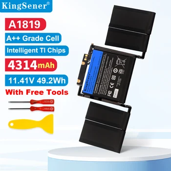 KingSener 애플 맥북 프로용 배터리, 13 인치 터치 바, A1706 2016 후반 중반 2017 EMC 3071 EMC 3163 MLH12LL/A MPXV2LL/A, A1819