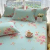 Bonenjoy 100% Cotton Bedsheet Floral Style Flat Sheet Skin-friendly Bed Linen Home Adults Kids Sheets (Pillowcase Need Order) 5