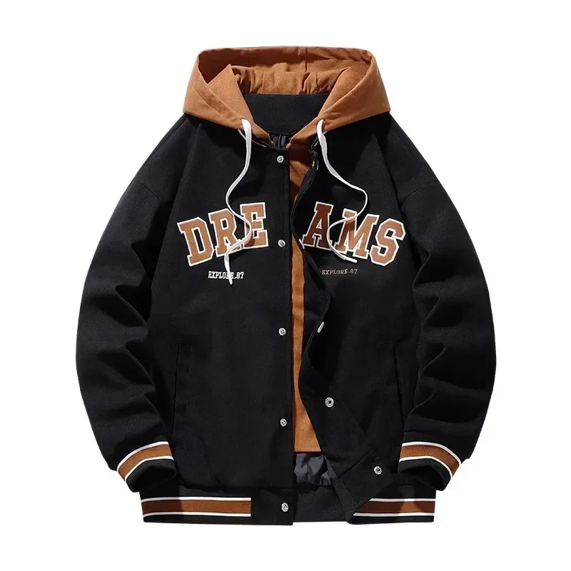 Hooded Jacket High Quality Brand All-match Hoodies Student men Women Baseball Uniform Jacket Men's Autumn New Trendy Coats 5