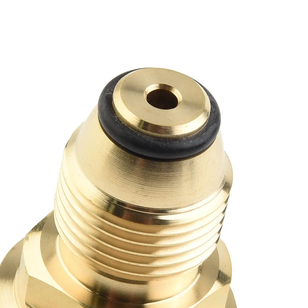 Stove Adapter Parts Copper Fittings Outlet POL LP Propane Tank Replacement Tank Valve To QCC1/Type1 1pc