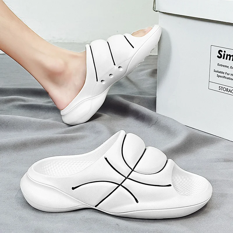 Slip Slippers for Men Non-Slip Slipper for Indoor Outdoor With Thick Sole Super Soft Non-Slip Soft Foam Sliders_voghion.com