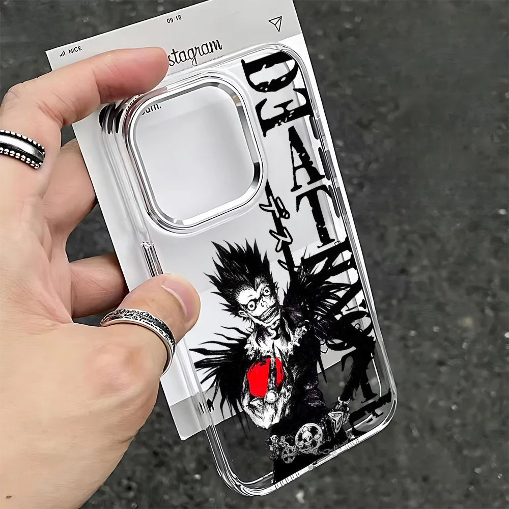 Anime Death Note Clear Phone Case Cover