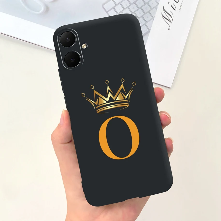 Cute Letters Crown Design Soft Phone Case Cover