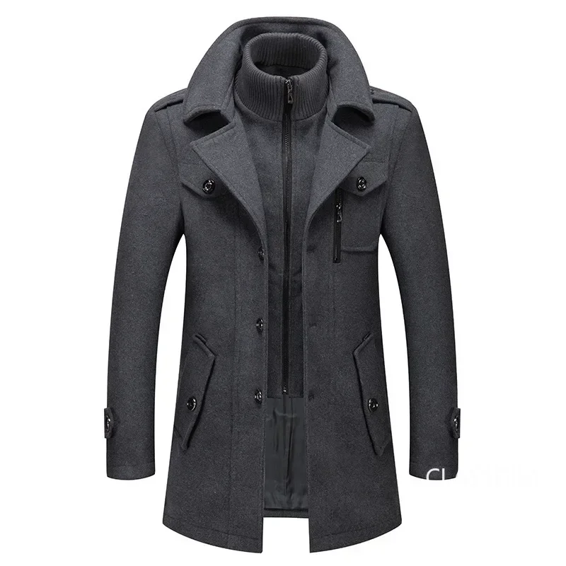 High-Quality-New-Winter-Coats-Male-Business-Casual-Trench-Coats-Men ...