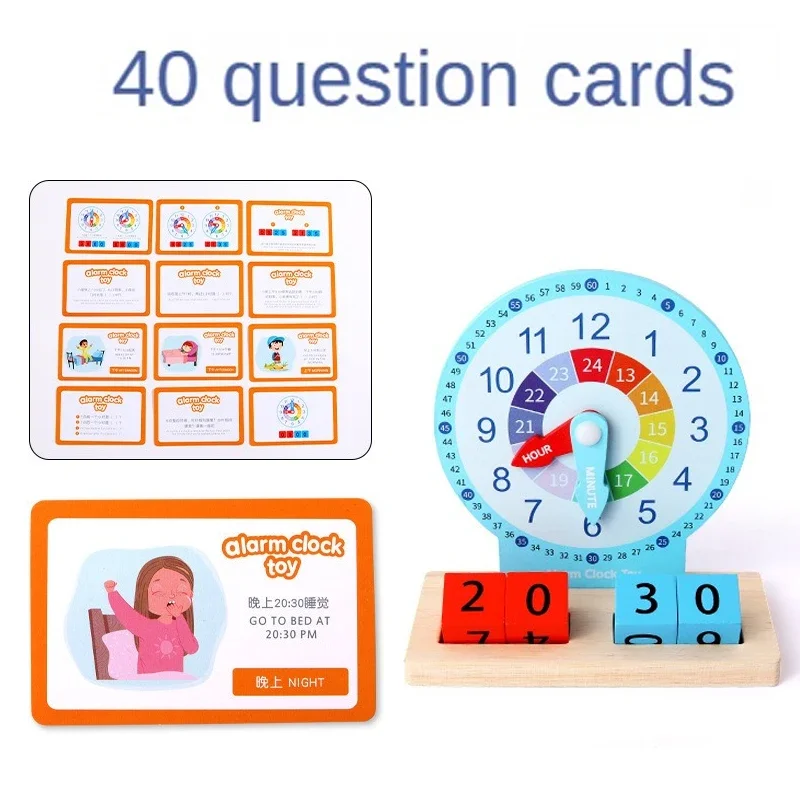 Teaching Clock Activities Set Educational Toys For Kids Helps Learn To Tell Time Kindergartner Learning Toy Supplies