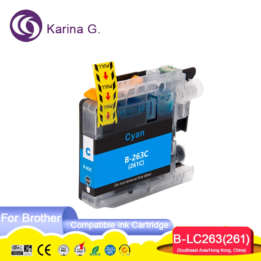 Compatible for LC263 LC261 ink cartridges Suit for MFC-J480DW DCP-J562DW MFC-J