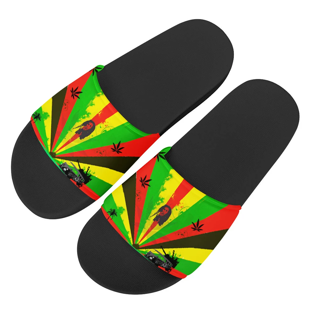 INSTANTARTS High Quality PVC Men and Women Slip On Slide Sandals Sublimation Printed Custom Logo Summer Slippers for Children 