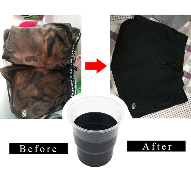 10g/20g/50g Fabric Dye Paint Black /Red/Yellow Color for Clothing Textile Dyeing Clothing Renovation
