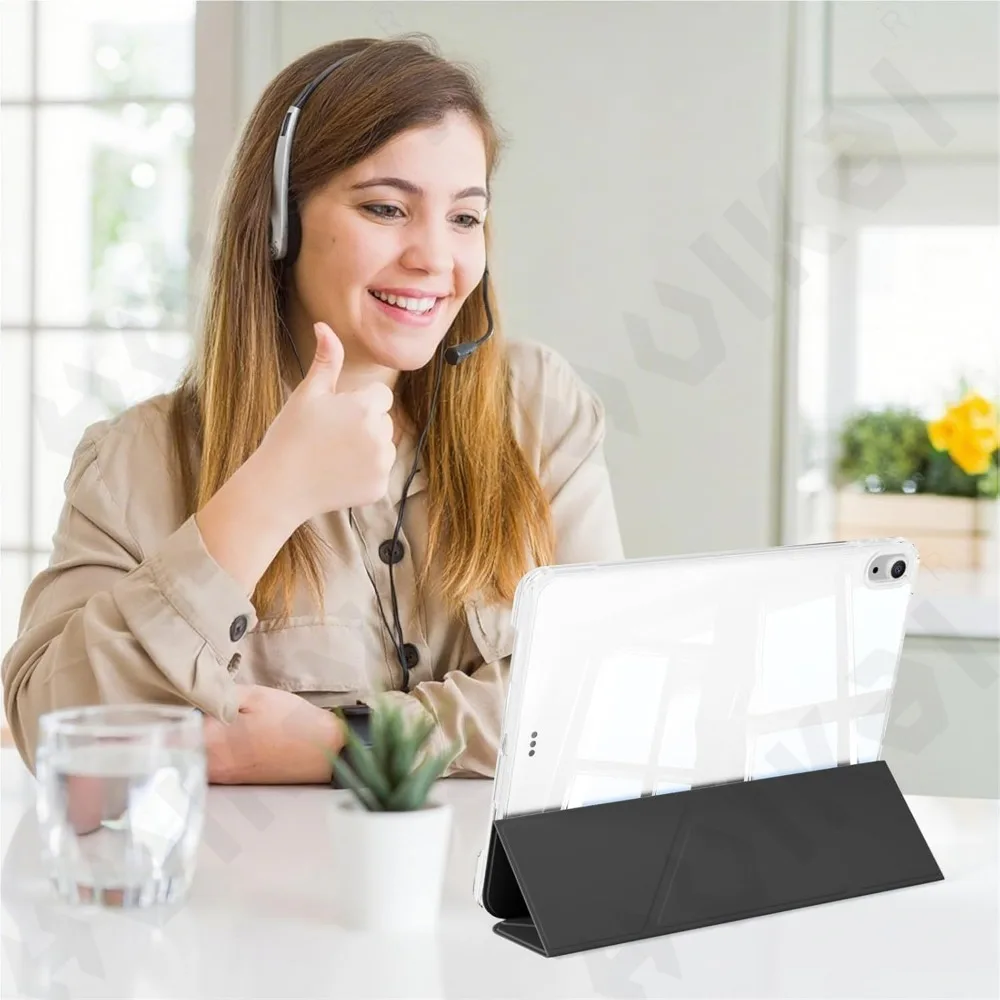 Trifold Smart Stand Case with S Pen Holder and Auto Wake/Sleep Feature