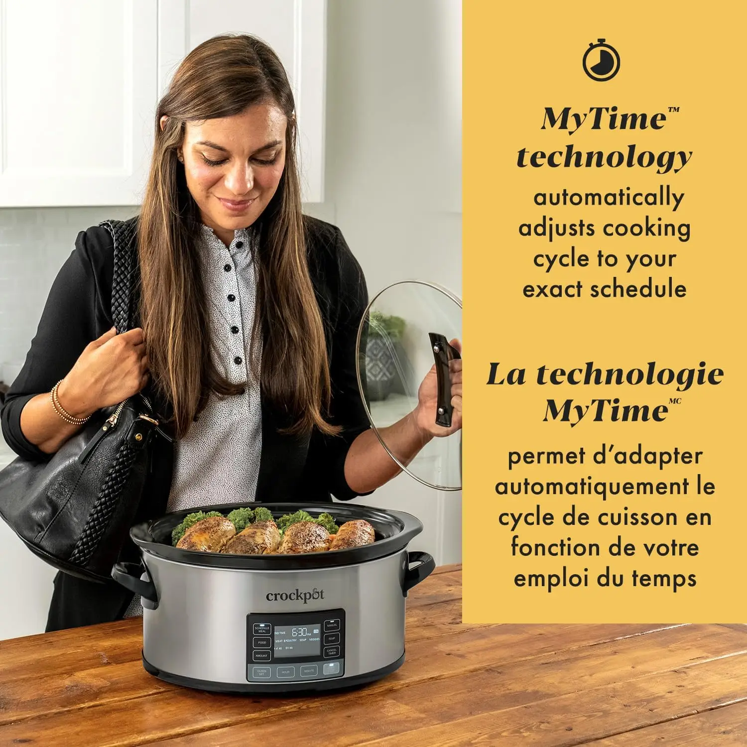 Programmable Slow Cooker (2102511) - Stainless Steel, 6 Qt 2