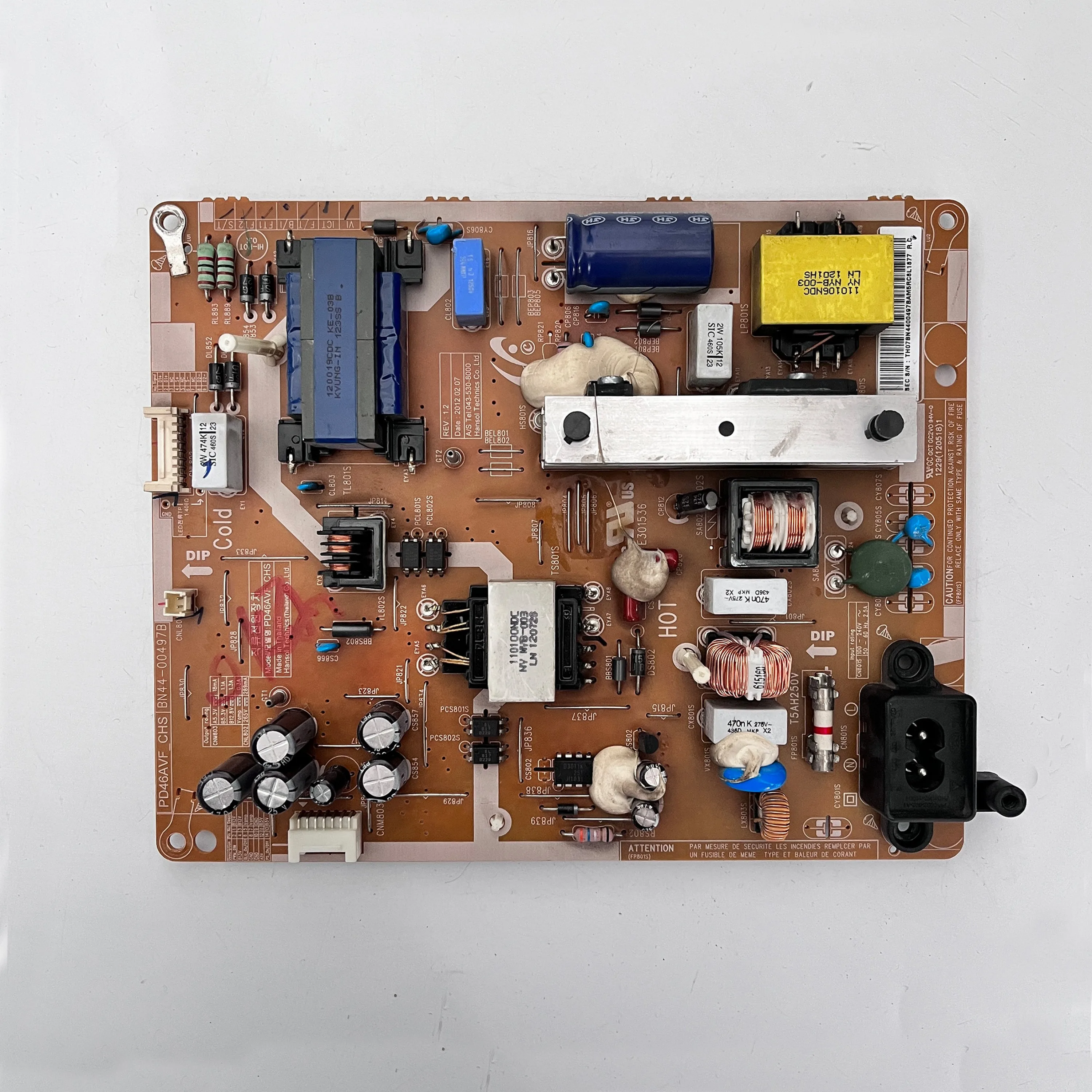 

Genuine TV Power Supply Board PD46AVF_ CHS BN44-00497B = BN44-00497A For LCD TV Model UE46EH5000K UN46EH5000F UN46EH5050F Parts