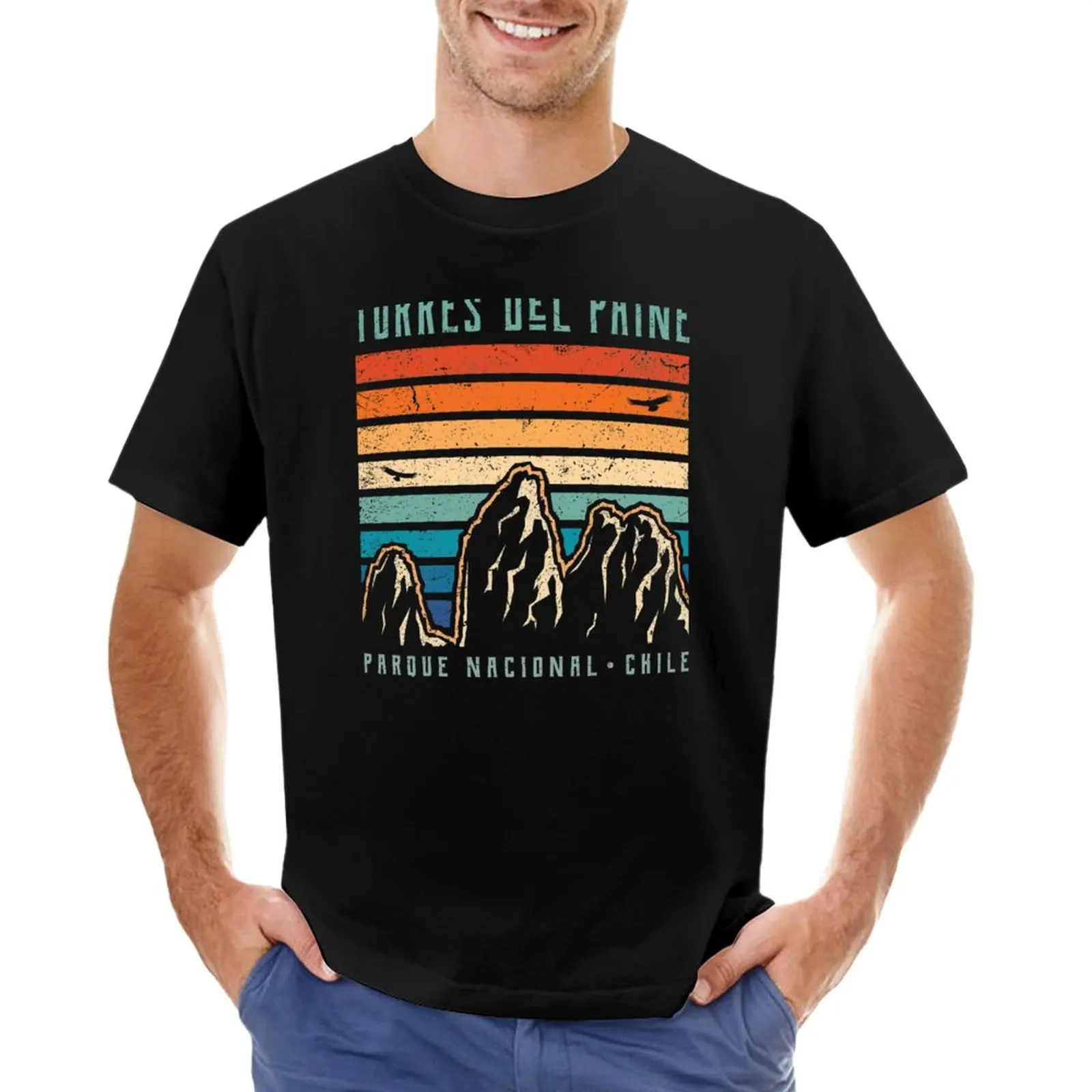

Torres del Paine T-Shirt hippie clothes customizeds cute clothes oversizeds slim fit t shirts for men