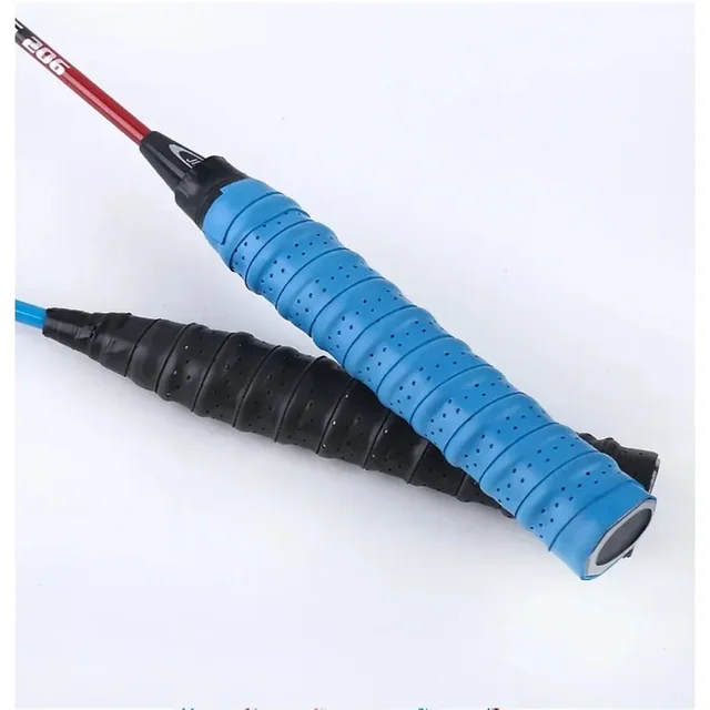 2PCS Sports Sweatbands - Perforated Breathable Wristbands , Anti-Slip Grip for Badminton/Tennis/Fishing, Thick Cotton 5