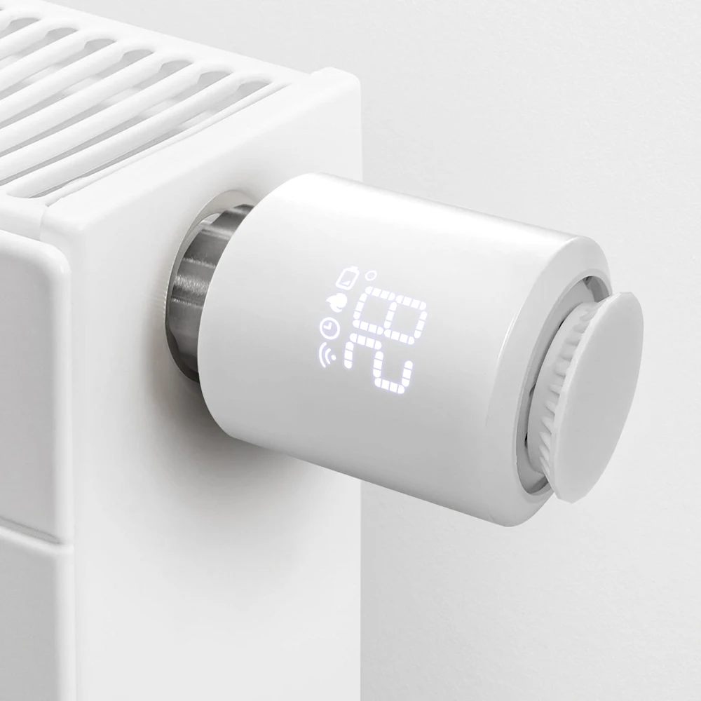 Tuya ZigBee TRV Thermostatic Radiator Valve,Radiator Programmable App Remote Tem