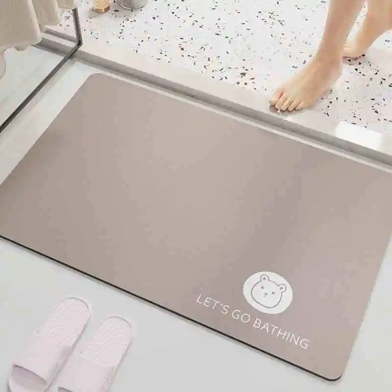 

2023 Bathroom floor mat, bathroom anti-skid foot mat, toilet