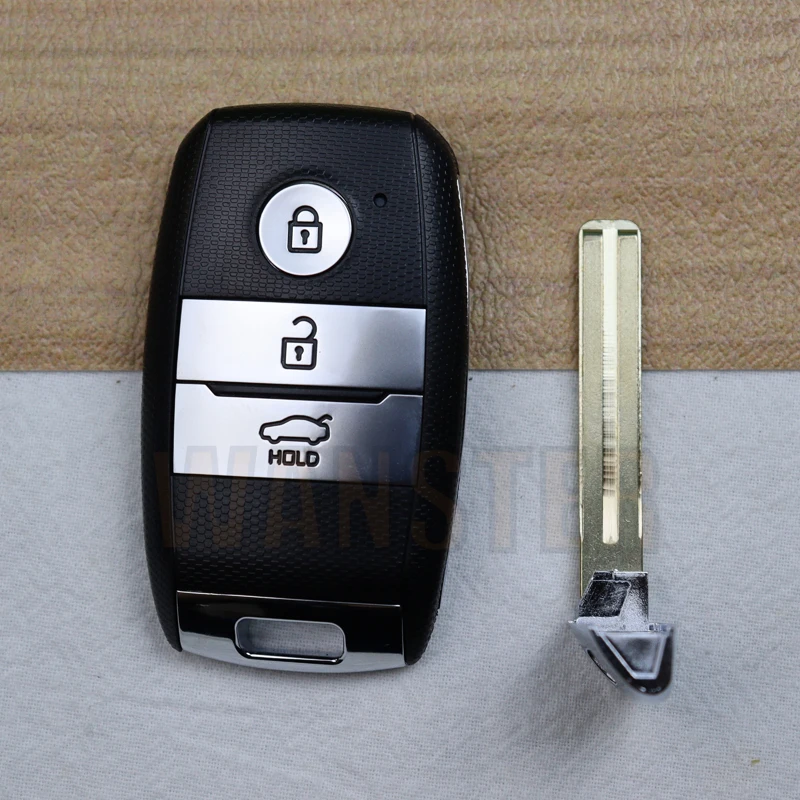 Durable 3-Button Car Key Fob Case Shell Housing