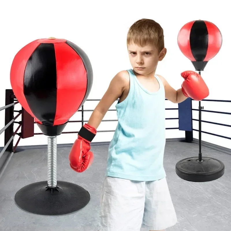 Table Boxing Training Ball Belt Chassis Household Boxing Ball Set Fitness Equipment Children's Learning Combination